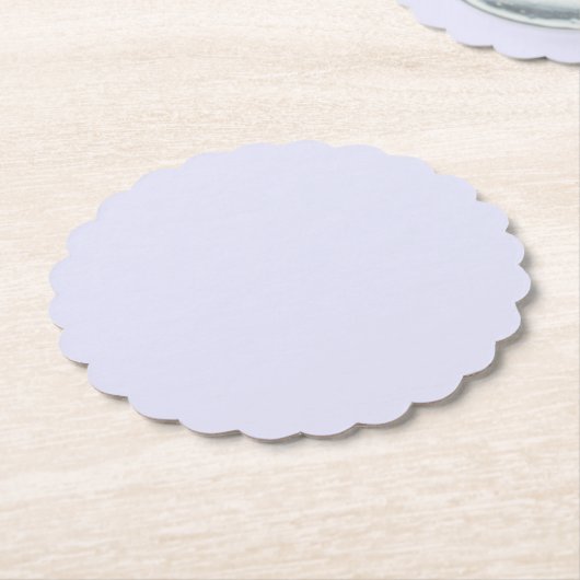 Lavendel Scalloped Untersetzer (angewinkelt)
