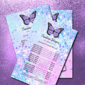 Lavendel-Schmetterling-Schönheitssalon Flyer