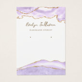 Lavendel-Schmuckkarte (Vorderseite)