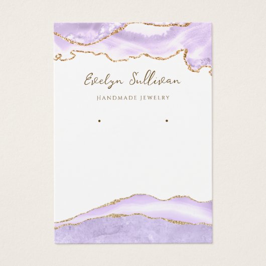 Lavendel-Schmuckkarte (Vorderseite)