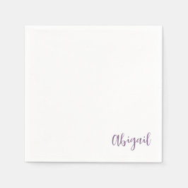 Lavendel Script Name Personalisiert Dusche Serviette
