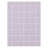 Lavendel-Scrollwork-Muster Tischdecke (Vorderseite)
