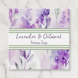 Lavendel-Seife-Produkt-Tag Geschenkanhänger