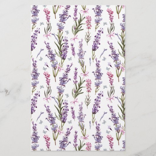 Lavendel-Seifenspulpapier (Vorderseite)