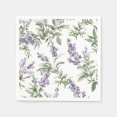 Lavendel, Serviette (Vorderseite)