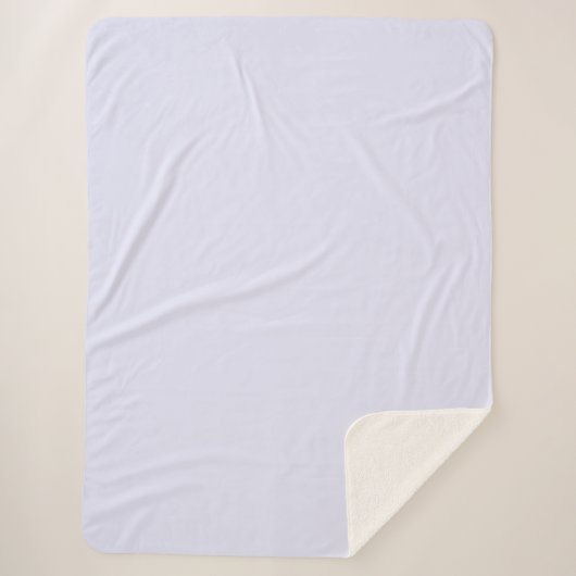 Lavendel Sherpadecke (Vorderseite)