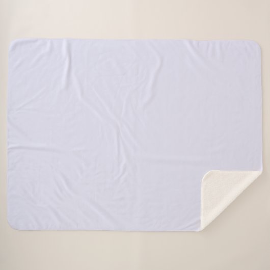Lavendel Sherpadecke (Vorderseite (Horizontal))