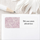 Lavendel,silber,seide,damasken,muster,chic,elegant (Insitu)