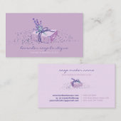 Lavendel Soap Maker Geschenk Visitenkarte (Vorne/Hinten)