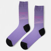 Lavendel Socken (Linkes Detail)