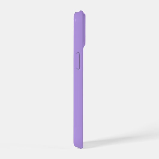 Lavendel, solide Farbe iPhone 15 Hülle (Rechte Seite)