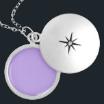 Lavendel, solide Farbe Medaillon<br><div class="desc">Lavendel, solide Farbe, hübscher Schatten von lila.</div>