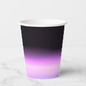 Lavendel-Sonnenuntergang Pappbecher (Vorderseite)