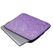 Lavendel Spaß..... Laptopschutzhülle (Vorne Knopf)