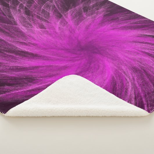 Lavendel Spiral3 - Sherpa Blanken Sherpadecke (3/4)