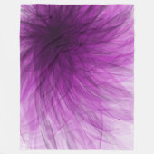 Lavendel-Spirale - Fleece-Decke Fleecedecke (Vorderseite)