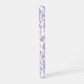 Lavendel-Spitzen-Blumenmuster-iPhone-Hülle mit ind iPhone 16 Hülle (Linke Seite)