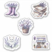 Lavendel Spring Sticker Sheet (Vorderseite)