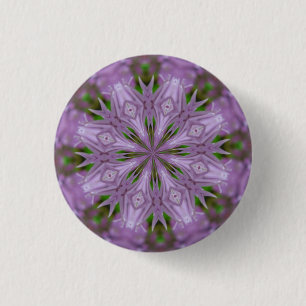 Lavendel-Spritzen-Knopf Button