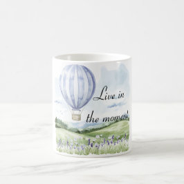 Lavendel Stripes Balloon Brautparty Kaffeetasse