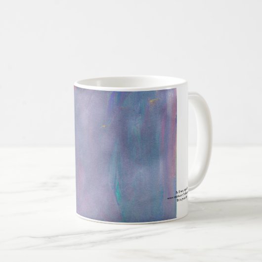 Lavendel-Strudel-Tasse Kaffeetasse (VorderseiteRechts)