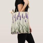 Lavendel-Studie – Vintage-Botanik AOP Tasche (Von Nahem)