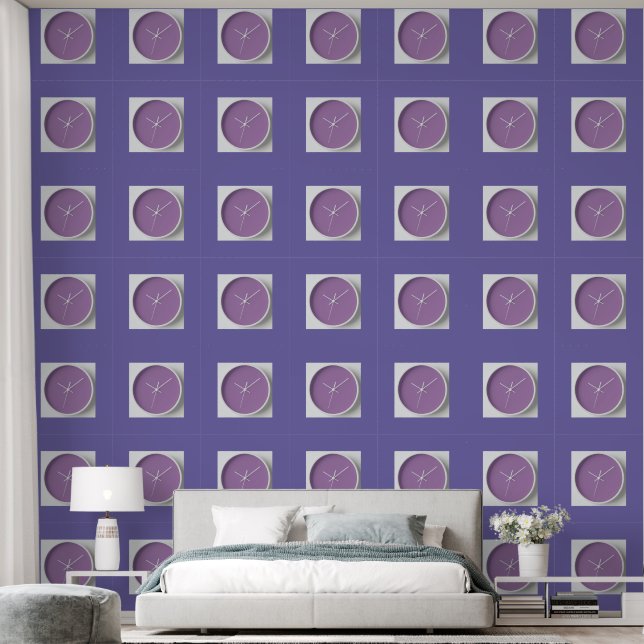 Lavendel Tapete (Schlafzimmer)