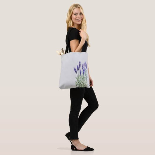 Lavendel Tasche (Am Model)