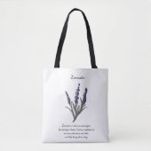 Lavendel-Taschen-Tasche Tasche (Vorderseite)