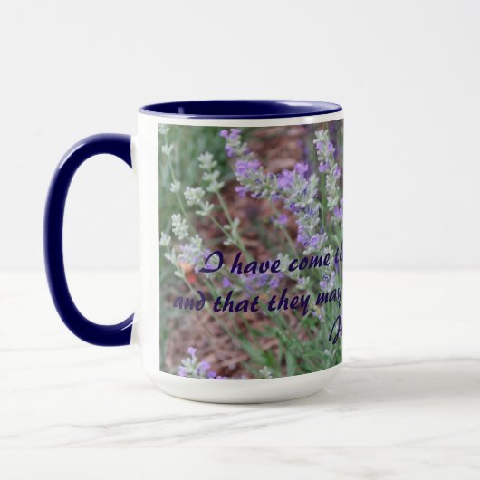 Lavendel-Tasse Johns 10 Tasse (Links)