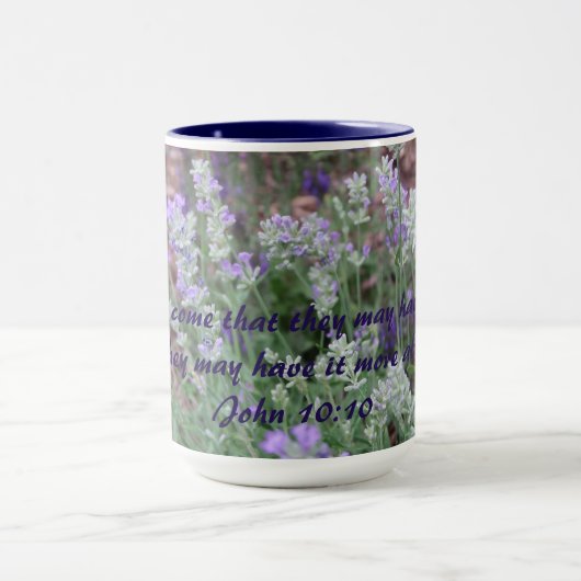 Lavendel-Tasse Johns 10 Tasse (Zentrum)