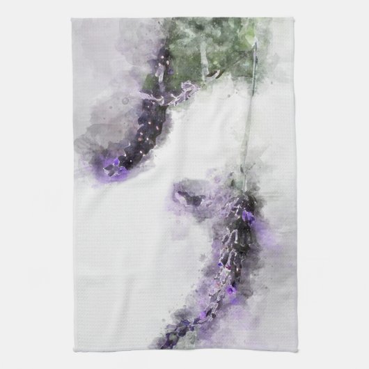 Lavendel-Tee-Tuch Geschirrtuch (Vertikal)