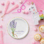 Lavendel-Teller Pappteller (Party)