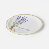 Lavendel-Teller Pappteller (Schrägansicht)