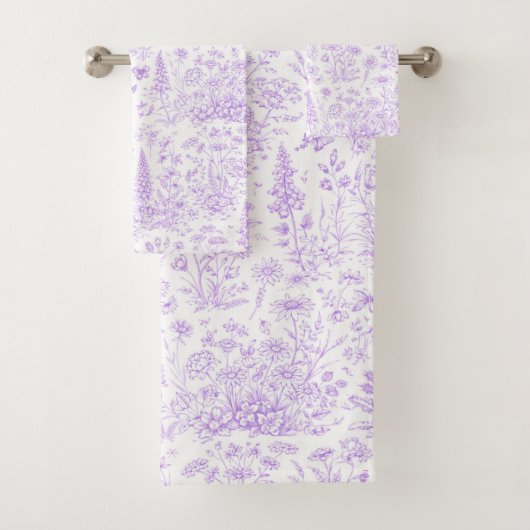 Lavendel-Toile Badhandtuch Set (Insitu)