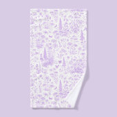 Lavendel-Toile Badhandtuch Set (Handtuch)