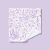 Lavendel-Toile Badhandtuch Set (Waschlappen)