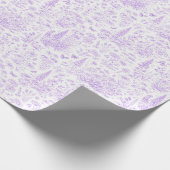 Lavendel-Toile Geschenkpapier (Ecke)