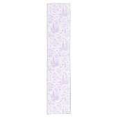 Lavendel-Toile Kurzer Tischläufer (Vorderseite)