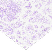 Lavendel-Toile Kurzer Tischläufer (Ecke)