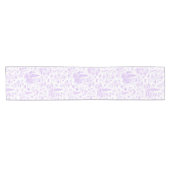 Lavendel-Toile Kurzer Tischläufer (Horizontal)