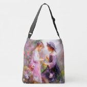 Lavendel Tragetaschen Mit Langen Trägern (Rückseite)