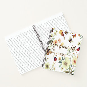 Lavendel-Träume Botanisches Journal Notizblock