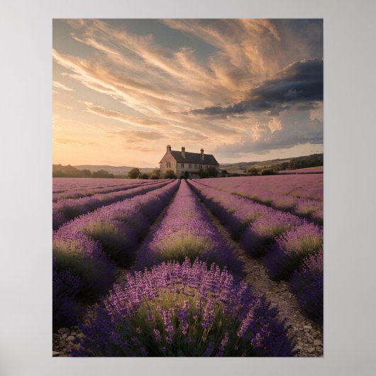 Lavendel-Träume von Provence Poster (Vorne)