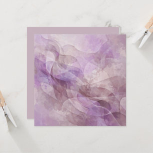 Lavendel Traumhafter Wirbel Flieder Mauve Lavendel Karte