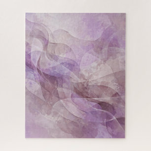 Lavendel Traumhafter Wirbel Lila Mauve Lavendel Puzzle