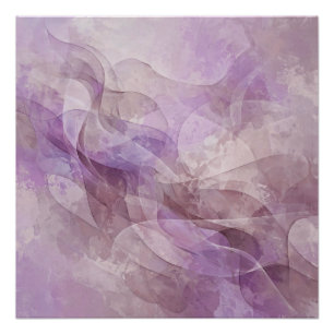 Lavendel Traumschleier Flieder Mauve Lavendel Poster