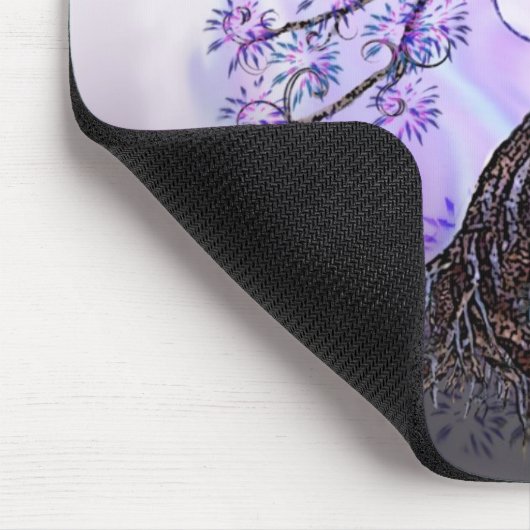 Lavendel Tree of Life Mousepad (Ecke)