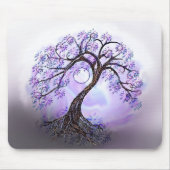 Lavendel Tree of Life Mousepad (Vorne)