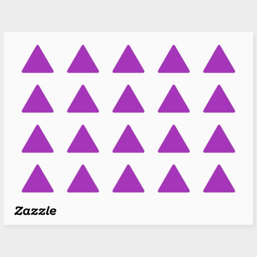 Lavendel Triangle Sticker (Blatt)